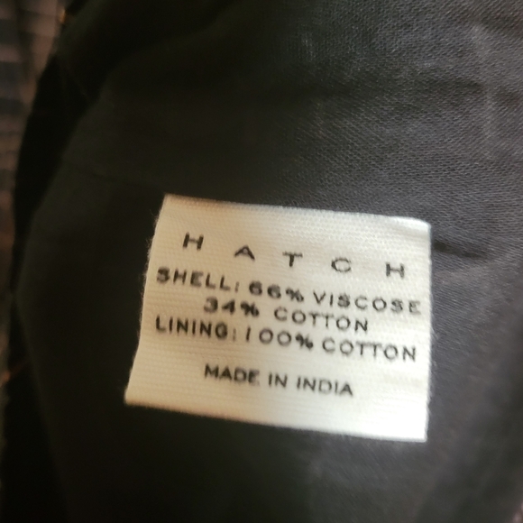 Hatch the black plaid Natalie dress, 0 (xs) - Picture 7 of 7